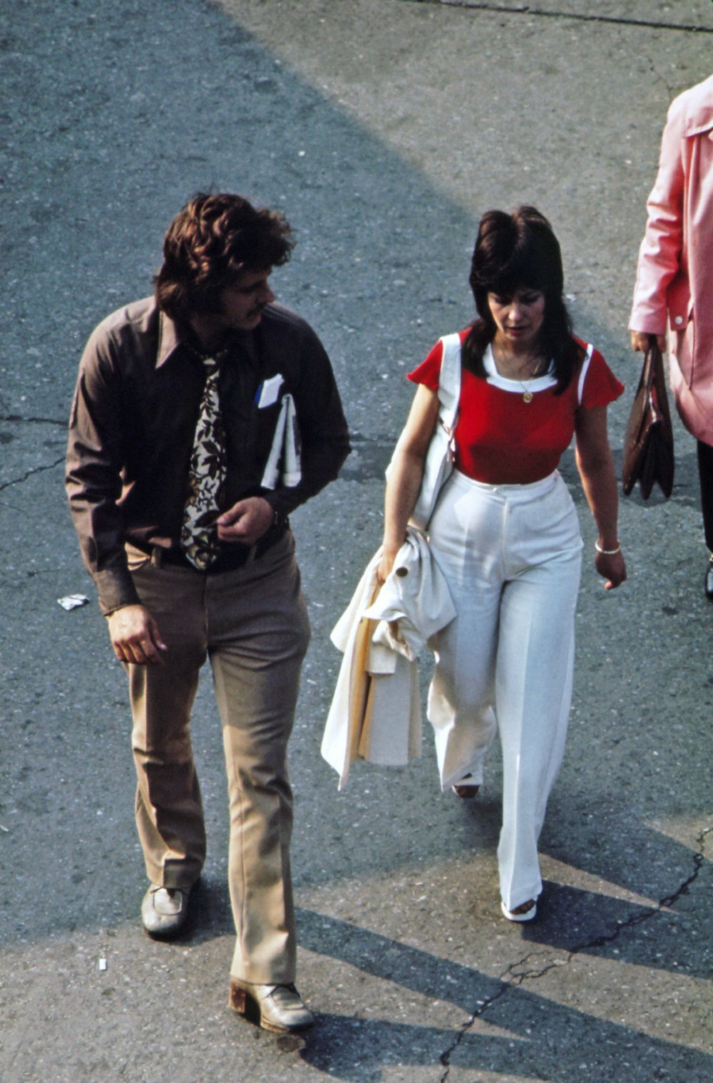 Vintage outfit: leather and denim